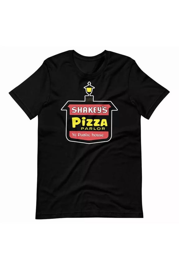SHAKEYS PIZZA 70s Style Tee Shirt Short-Sleeve Unisex T-Shirt
