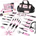 thumbnail image 1 of SHALL 246-Piece Pink Tool Set for Home, Pink Tool Sets for Women with Large Tool Bag Organizer, 1 of 8
