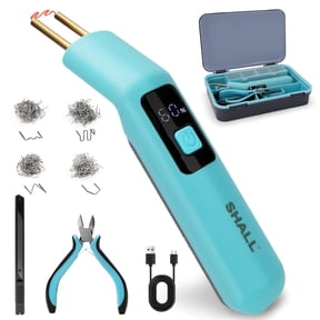 SHALL Plastic Welder Kit, Cordless Plastic Welding Kit with 200 Staplers, USB Recharge, Portable Storage Case for Bumper Repair, DIY Projects and other Plastic Repairs