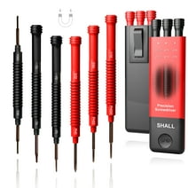 SHALL Precision Screwdriver Set with Case 6pcs Small Screwdriver Set Mini Screwdriver Set Screw Driver Set for Laptop, Glasses, Watch, Phone, Electronics