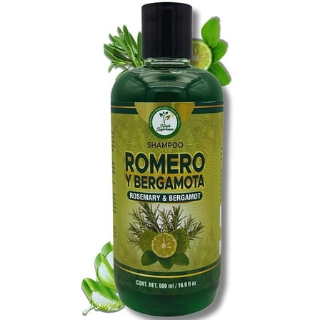 SHAMPOO ROMERO & BERGAMOTA (ROSEMARY & BERGAMOT) 16.9 fl oz healthy and beautiful hair with every wash