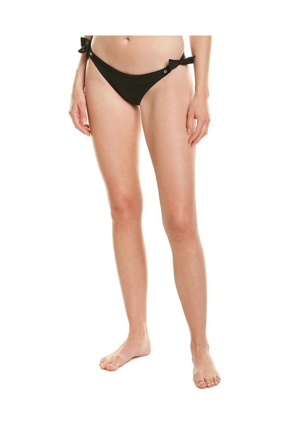 womens Alicia String Bikini, 8, Black