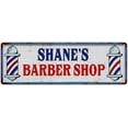 thumbnail image 1 of SHANE'S Barber Shop Hair Salon Gift Metal Sign Retro 6x18 206180031437, 1 of 1