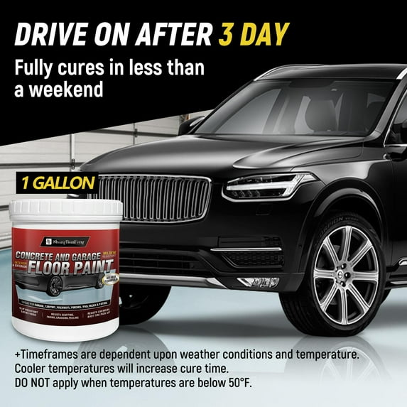 SHANGTIANFENG Professional Epoxy Floor Paint Set,  Concrete Floor Coating, Anti-Slip, Stain Resistant for Garage Floor, Patio, Basement, Workshop, Easy Pour Design, Durable Protective Layer, Val