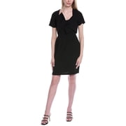 SHANI womens Crepe Sheath Dress, 4