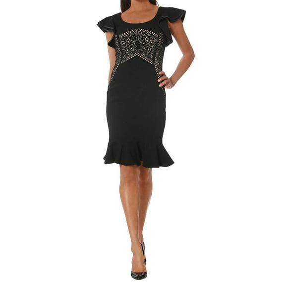 SHANI womens FOCUS by Laser Cutting dress, 6