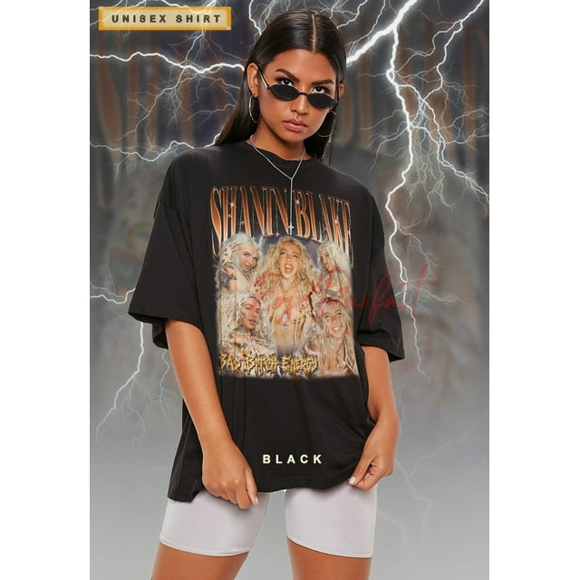 SHANIN BLAKE Retro Vintage Unisex Tshirt Shanin Blake Hip Hop