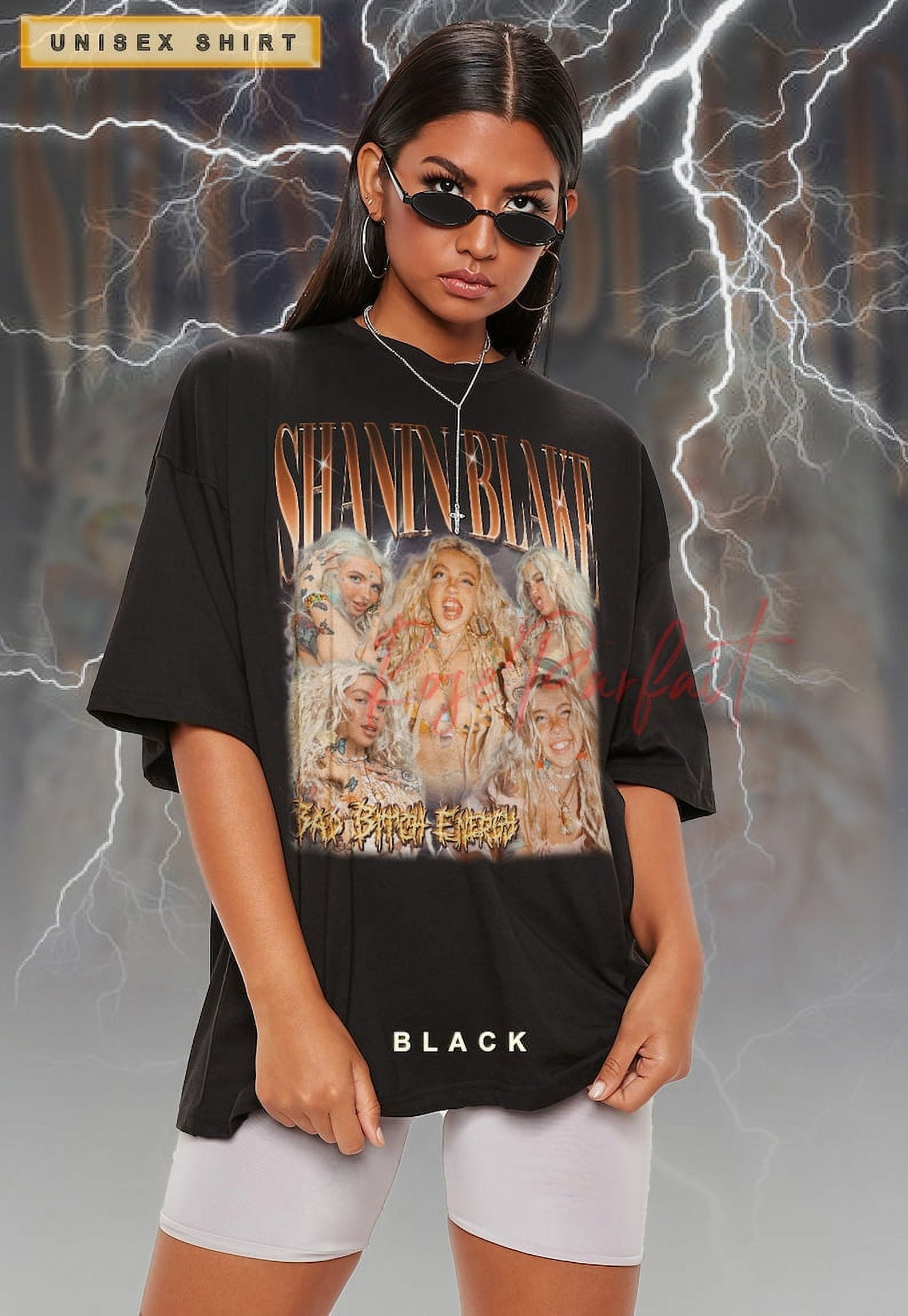 SHANIN BLAKE Retro Vintage Unisex Tshirt
