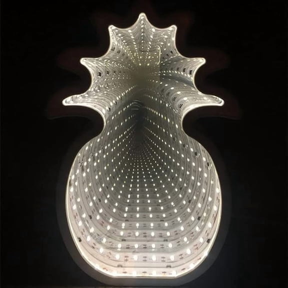 SHANJIA 3D Mirror Night Light, Infinity Mirror Tunnel Light,LED Night Lamp,LED Night Light 3D Mirror Light Tunnel Mirror Light Christmas, for Christmas Party Decoration Home Decor