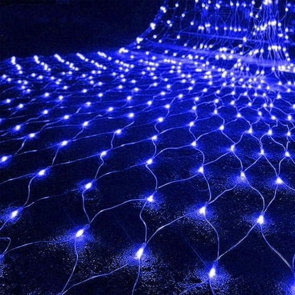 SHANJIA Garden Net Lights Battery Operated, 2mx3m 192LEDMesh Fairy String Lights Fairy Net Lights 8 Modes Waterproof Net Mesh String Lights for Garden Balcony Decor