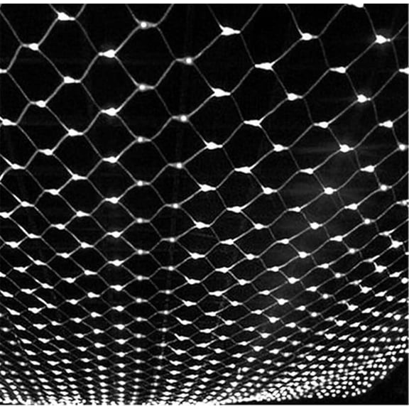 SHANJIA Garden Net Lights Battery Operated, 4mx6m 672LEDMesh Fairy String Lights Fairy Net Lights 8 Modes Waterproof Net Mesh String Lights for Garden Balcony Decor