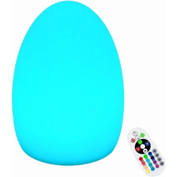 SHANJIA LED Mood Ball Light,16 Color Change Lights Lighting Dimmable, Waterproof, Garden Orb Rechargeable Night Lighting for Indoor Outdoor Deco