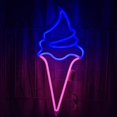 thumbnail image 1 of SHANJIA LED Neon Light Sign, Ice Cream Neon LightsLed Neon Light Ice Cream Neon Signs for Wall Decor USB Or Battery Powered for Home, Party, Children (Blue), 1 of 5