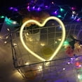 thumbnail image 1 of SHANJIA Love Heart Neon Light Valentine's Night Lights Heart Shaped Neon Signs with USB Powered/LED Lightning Sign Shaped Decor Light,Wall Decor for Christmas,Birthday Party,Kids RoomDecorate, 1 of 5