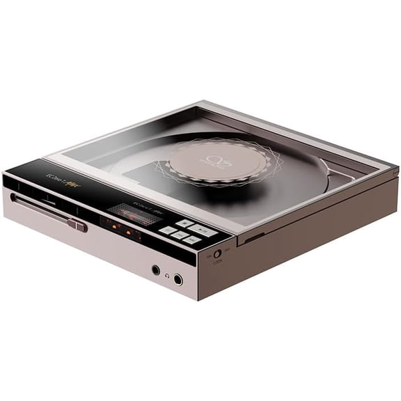SHANLING EC Zero T MAX Portable HiFi CD Player with R2R DAC+Dual JAN6418 Tube Amplifier,768kHz/32bit DSD512 Audio Player,Bluetooth 5.3,CD Ripping,3.5/4.4mm/Coaxial/LINE,1300mW@32,5500mAh Battery