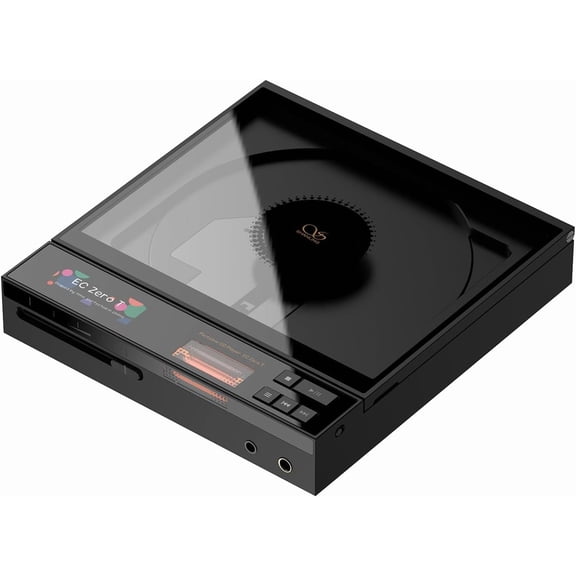 SHANLING EC ZeroT Portable HiFi CD Player,The First R2R DAC+Dual JAN6418 Tubes CD Player,768kHz/32bit,DSD512,Support HD Bluetooth,3.5/4.4mm/Coaxial/LINE Output,Supports CD Ripping,5500mAh Battery