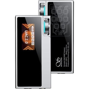 SHANLING UA6 II Portable DAC/Amp Headphone Amplifiers– 8X CS43131 Parallel Array, 133dB SNR, 4.4mm + 3.5mm, Up to 365mW@32Ω, PCM 768kHz/DSD512, APP/PC Control, Silver