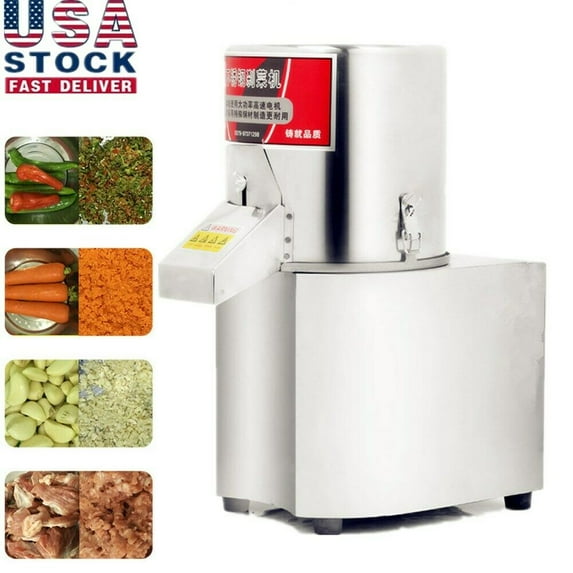 SHANNA 110V Commercial Electric Vegetable Chopper Cutter Maker Cutting machine 600W