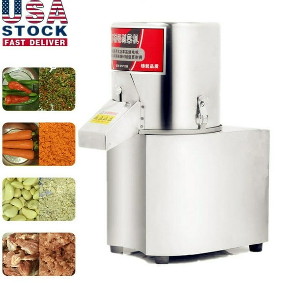 SHANNA 110V Commercial Electric Vegetable Chopper Cutter Maker Cutting machine 600W