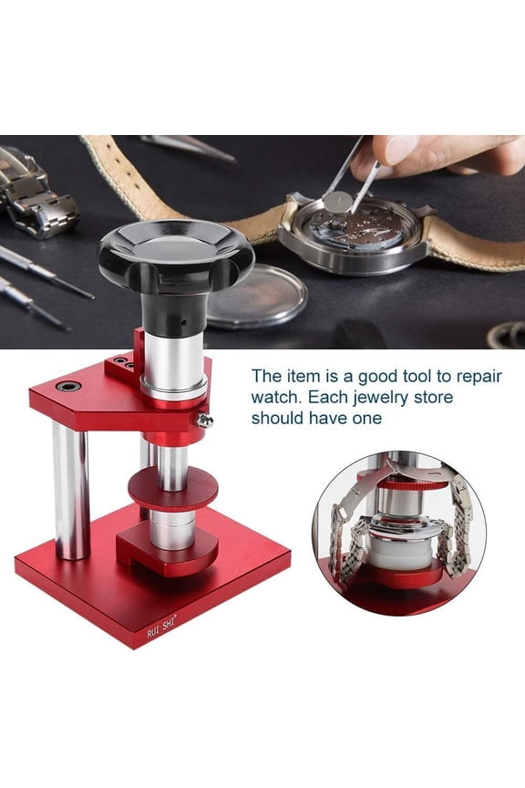 18-50mm Watch Press Tool Set Crystal Glass Back Case Closer Watch Case Closer Watch Repair Kit