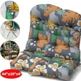 thumbnail image 1 of SHANNA 2 Pack Rocking Chair Cushion, Waterproof and Fade-Resistant Patio Chair Cushions, Non-Slip Indoor Rocking Chair Cushion with Ties, Thicken Chair Pads for Adirondack, 44"x20"x4", 1 of 11