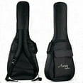 thumbnail image 1 of SHANNA 40 41 Inch Acoustic Guitar Bag Waterproof Thicken Padded Bag Advanced Guitar Case with Double Strap and Outer Pockets (Black), 1 of 5