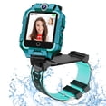 thumbnail image 1 of SHANNA 4G Kids Watch Phone with Dual ​Camera, Kids Smart Watch for Girls Boys, IP67 Waterproof, 2-Way Calls, GPS SOS Video &Voice Chat, Wrist Watch for Kids Aged 3-14 Birthday Gifts (Green), 1 of 10