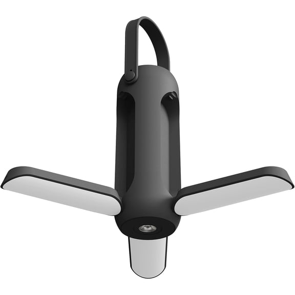 SHANNA Camping Light Portable Outdoor Light USB Waterproof Emergency Outdoor Hiking Lamps for Backpacking Hiking Fishing(Black&Gray)