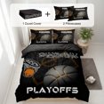 thumbnail image 1 of SHANNA Duvet Cover Set, Queen Size 3 Piece Bedding Set with 2 Pillowcases, 3D Comfortable & Breathable Home Bedding Set, 1 of 8