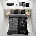 thumbnail image 1 of SHANNA Duvet Cover Set, Twin Size 3 Piece Bedding Set with 2 Pillowcases, 3D Comfortable & Breathable Home Bedding Set, 1 of 8