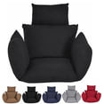 thumbnail image 1 of SHANNA Hanging Chair Cushion, Cushions for Hanging Egg Chair,Washable Swing Chair Cushion, Thicken Patio Hanging Egg Chair Pad, Garden Hanging Basket Chair Seat, Black, 1 of 9