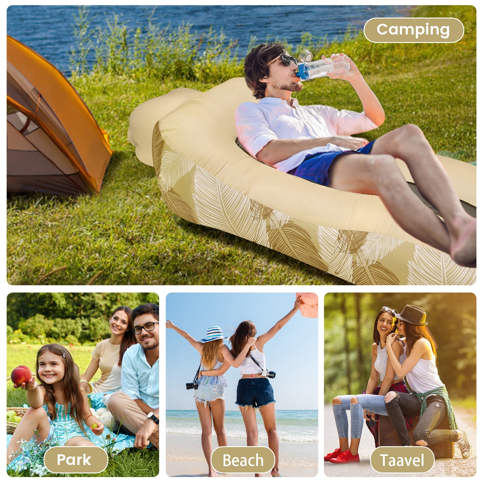 Inflatable Lounger Big Air Chair Inflatable Lounger Air Outdoor