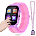 thumbnail image 1 of SHANNA Kids Smart Watch for Boys Girls Aged 4-12,  1.83'' HD Touch Screen with 30 Games and 140 Learning Cards, Music Player Camera Pedometer Story Telling, Purple, 1 of 10