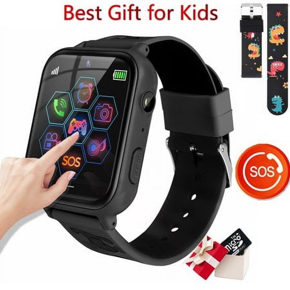 SHANNA Kids Smart Watch Phone with AT&T Calling SIM Card, Music Player ...