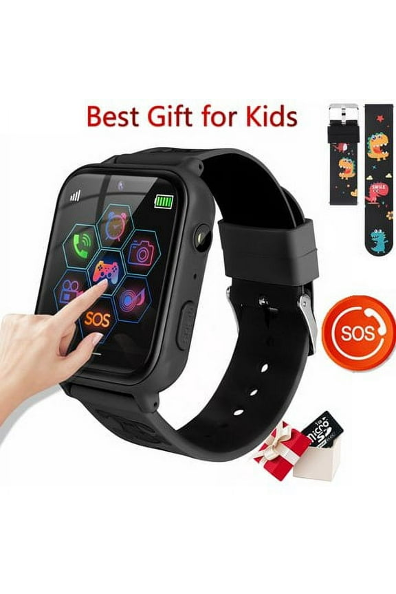 Phone Series Kids Smart Watch, Black Band