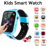 SHANNA Kids Smartwatch 10 Games 1.54mm Blue Plastic Case with Blue Band