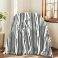 thumbnail image 1 of SHANNA Luxury Soft Throw Blanket, Thick Faux Fur 800GSM Fluffy Blankets for Couch, Sofa, Bed, Cozy Warm Throw Blanket for All Seasons,Gradient Light Grey,40''x63'', 1 of 7