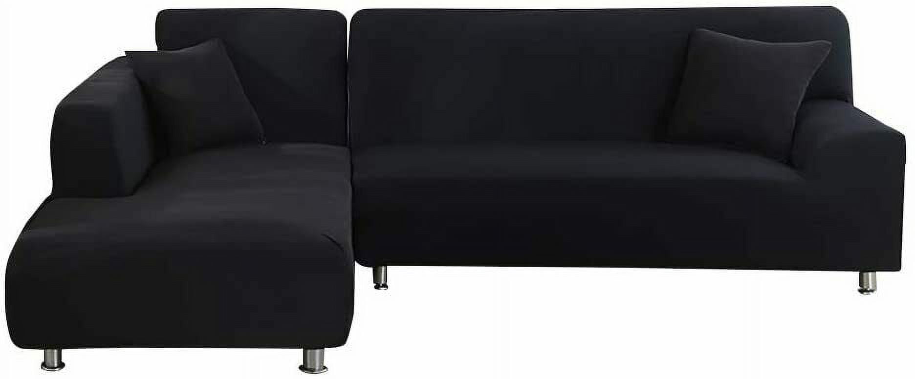SHANNA Sectional Couch Covers L Shape Corner Sofa Slipcover 2Pcs Sofa