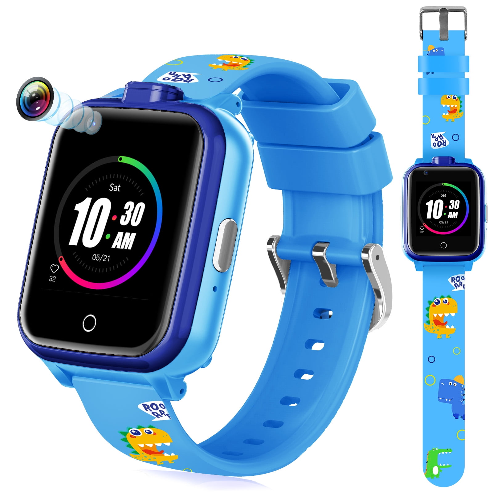 SHANNA Smart Watch for Kids, GPS Tracker Watch, 4G Smart Watch with ...