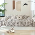 thumbnail image 1 of SHANNA Sofa Cover Boho Couch Cover for 1-2 Cushion Couch, Chenille Double Sided Slipcover for Dogs, Sofa Throw Loveseat Covers Futon Cover L Shaped Sofa Cover,180x260cm, 1 of 11
