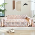 thumbnail image 1 of SHANNA Sofa Cover Boho Couch Cover for 1-2 Cushion Couch, Chenille Double Sided Slipcover for Dogs, Sofa Throw Loveseat Covers Futon Cover L Shaped Sofa Cover,180x260cm, 1 of 11