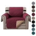 SHANNA Sofa Covers for Armchair, Water Repellent Reversible Quilted