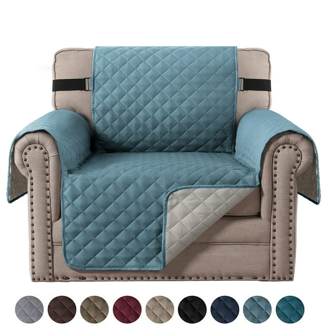 SHANNA Sofa Covers for Armchair, Water Repellent Reversible Quilted
