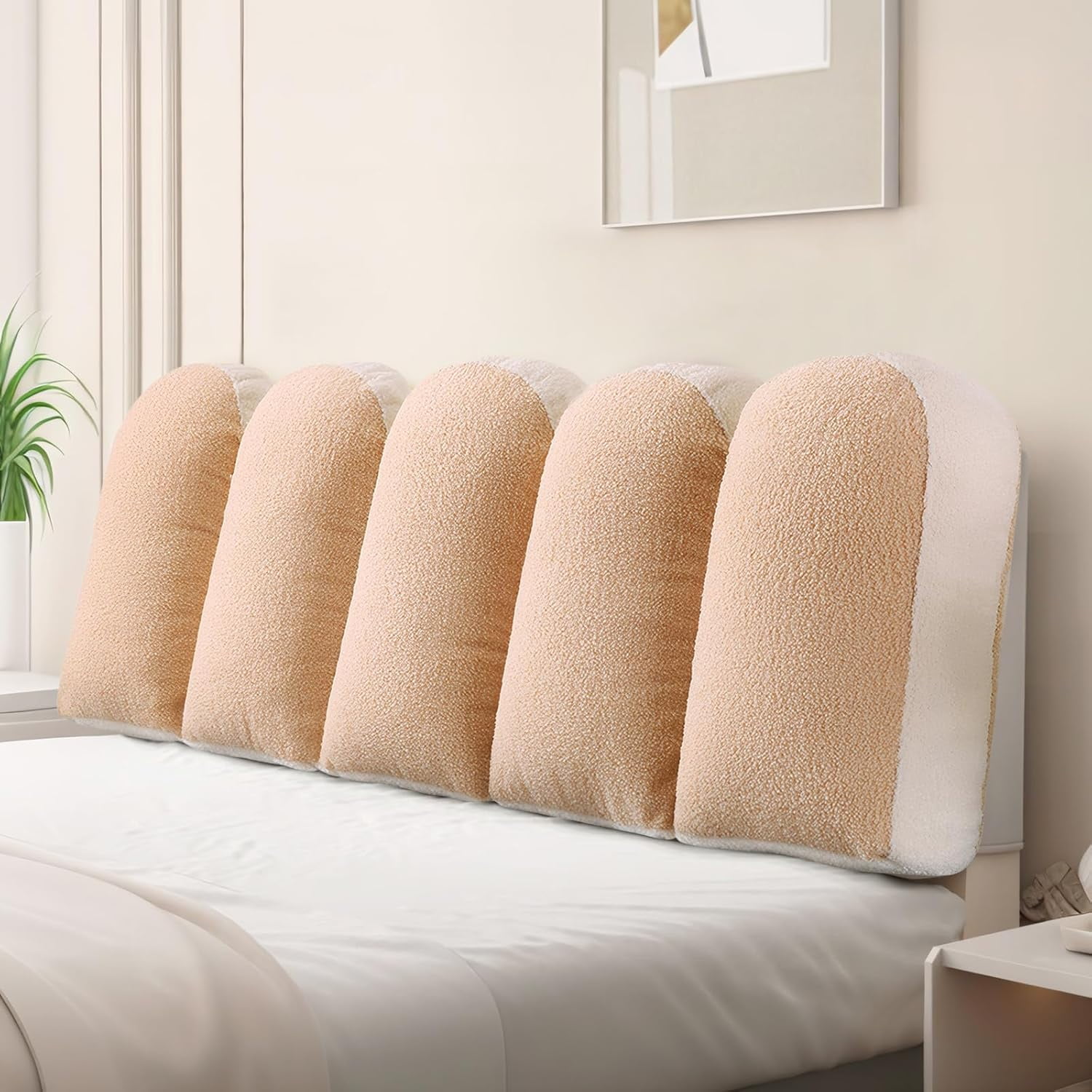 SHANNA Upholstered Headboard Pillow for Reading and Relaxation SHANNA Upholstered Headboard Pillow for Reading and Relaxation