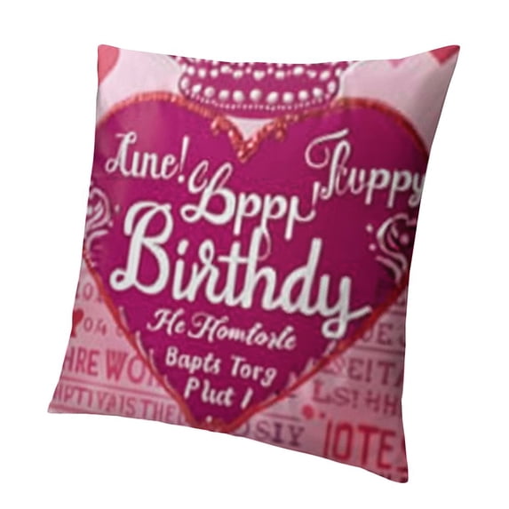 SHANXI 25th Birthday Gifts, Gifts for 25th for Women Throw Pillow Cover 22x22in