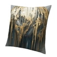 thumbnail image 1 of SHANXI  Abstract Art Pillow Covers Grey Gold Blue Grey Throw Pillow Covers, Geometry Stripe Cushion Covers 12x12in, 1 of 5