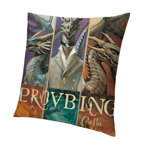 SHANXI All Dragon Standard Throw Pillowcase 12x12in