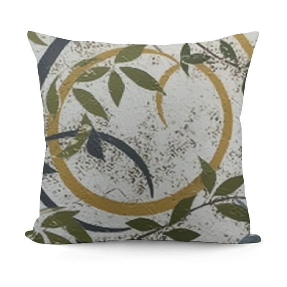SHANXI And Botanical Leaves And Throw Pillow Cover Art Decorative Cushion Cover for Home Bedroom Living Room 18x18in
