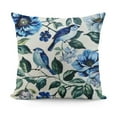 thumbnail image 1 of SHANXI Blue and White Floral Pillow Covers , Flower Throw Pillow Covers Outdoor Decorative Pillow Case for Couch Bed Sofa Cushion Home Decor 24x24in, 1 of 5