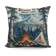 thumbnail image 1 of SHANXI Camper Pillow Covers，Camping Classroom Decor，Camping Decor Throw Pillow Covers for Bedroom Room Sofa，Camping Decor for Camper 20x20in, 1 of 5